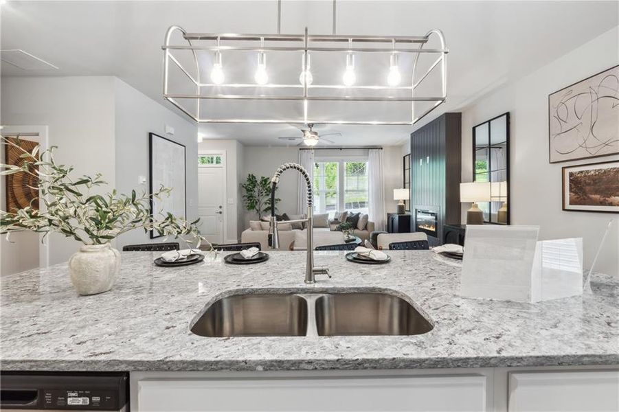 Furnished interior view inside a new home in , Gainesville (Image 15).