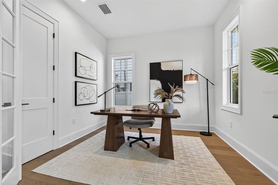 Furnished interior view inside a new home in , St. Petersburg (Image 6).