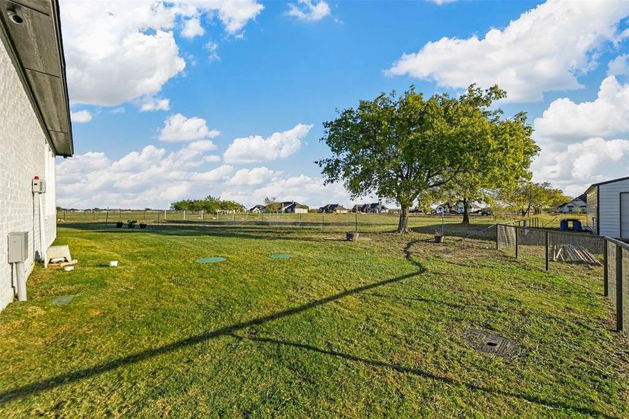 View of yard featuring a rural view