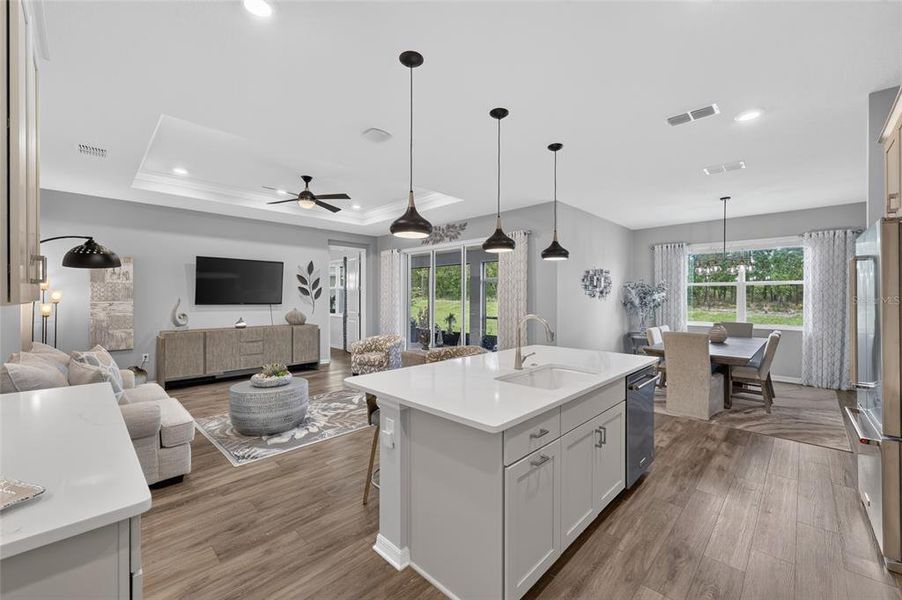 Furnished interior view inside a new home in , Ocala (Image 15).