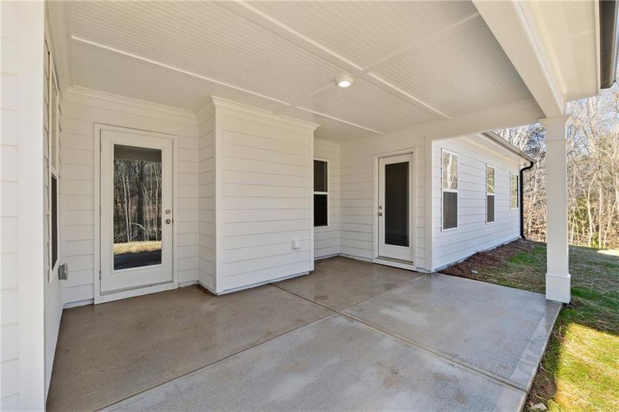 Exterior details and patio area of a home in , Talking Rock (Image 23).
