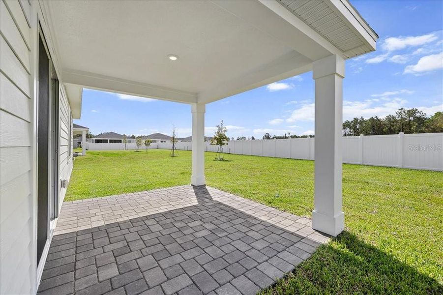 Exterior details and patio area of a home in Colbert Landings, Palm Coast (Image 26).