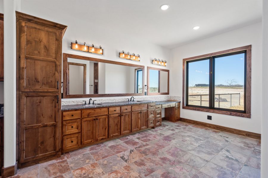 Furnished interior view inside a new home in Santana Ridge, Weatherford (Image 6).