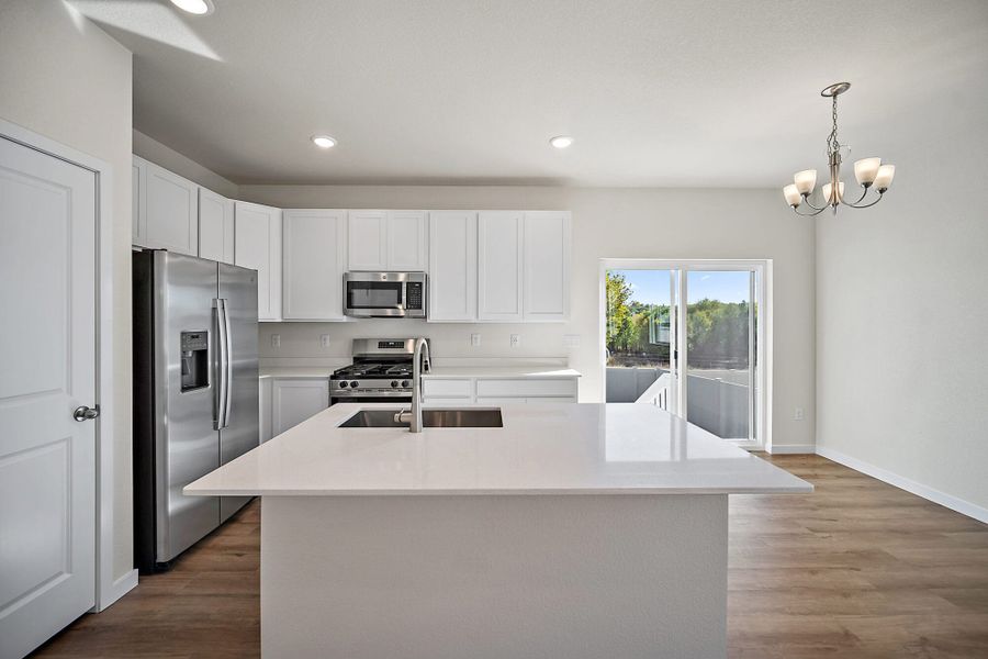 Furnished interior view inside a new home in Aspen Ranch, Fountain (Image 8).