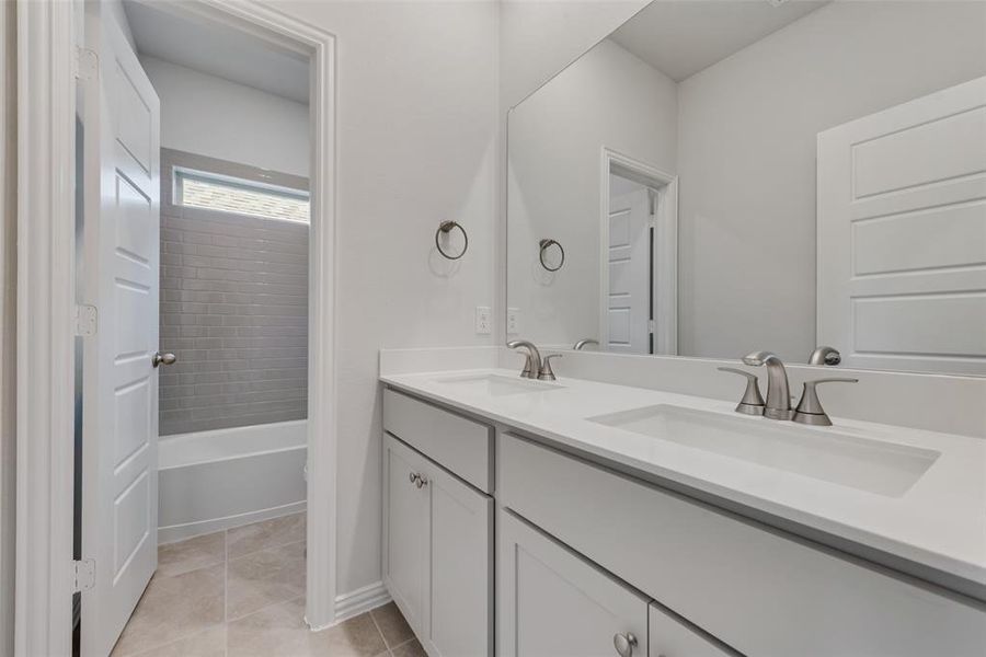 Furnished interior view inside a new home in Spiritas Ranch, Little Elm (Image 8).