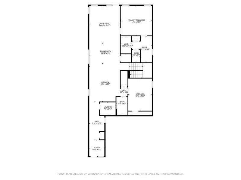 2D floor plan layout of this home in , Acworth, GA (Image 6).