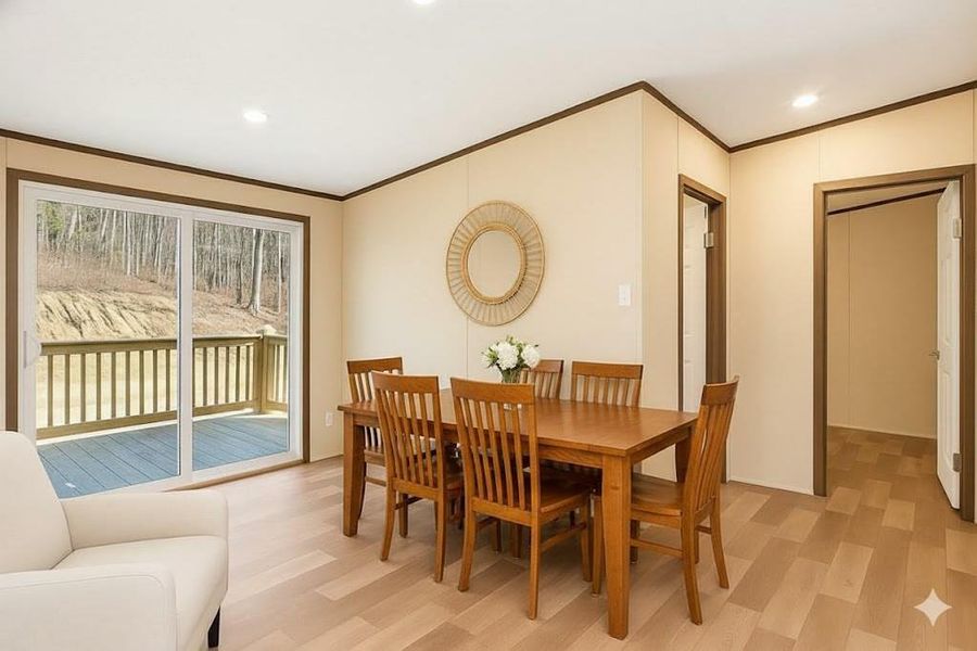 Furnished interior view inside a new home in , Ellijay (Image 9).
