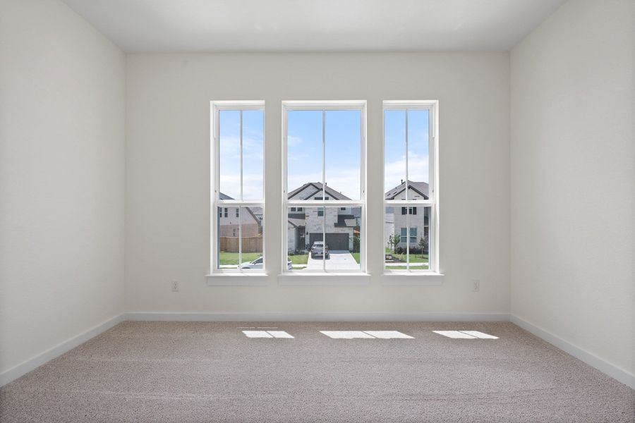 Spacious, unfurnished interior of a new home in Heritage, Dripping Springs (Image 45).