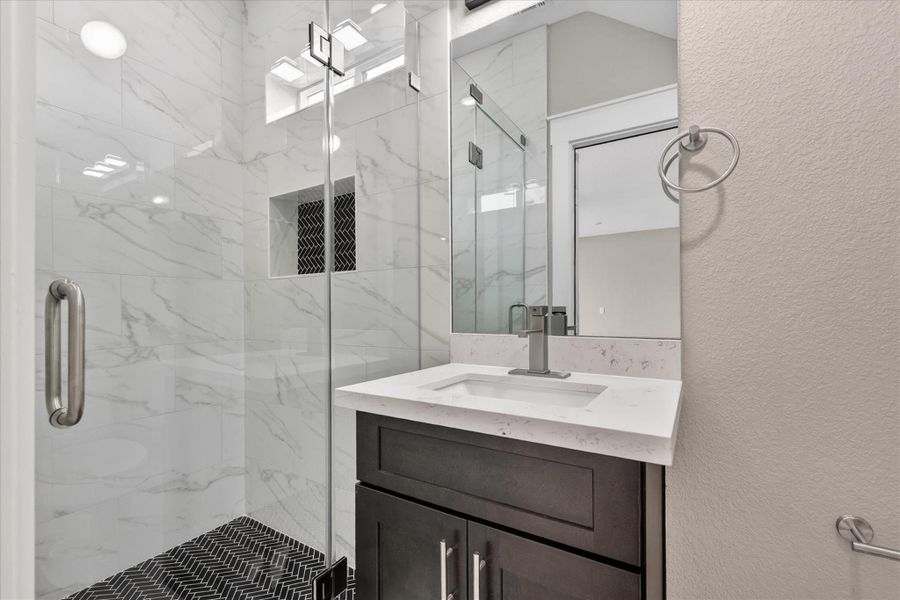 Furnished interior view inside a new home in , Houston (Image 11).