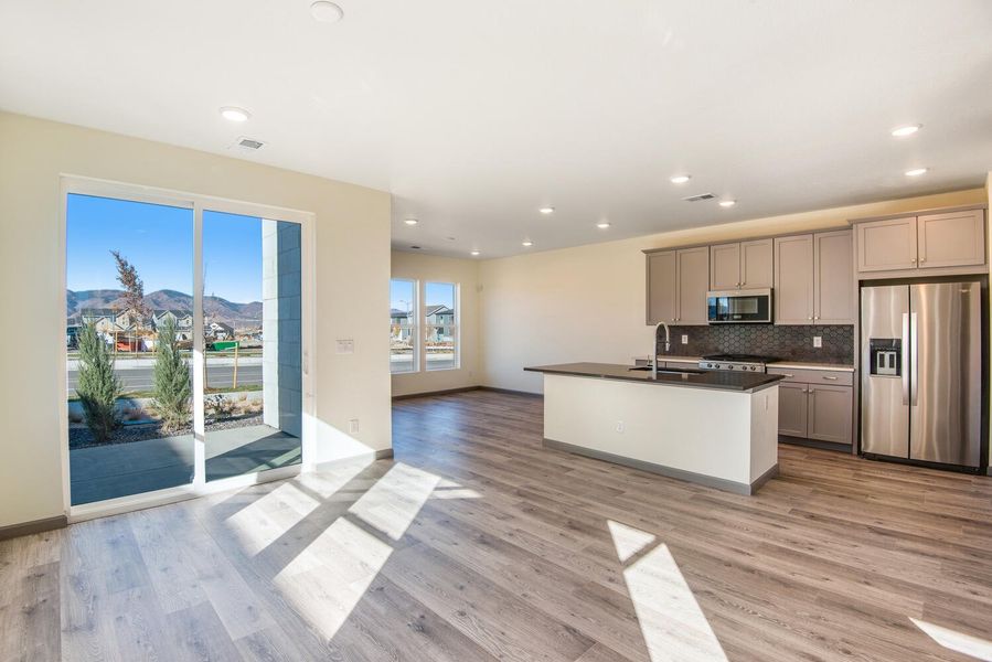 Representative furnished interior of a home built from the C by Tri Pointe Homes in Westside Crossing, Berthoud (Image 8).
