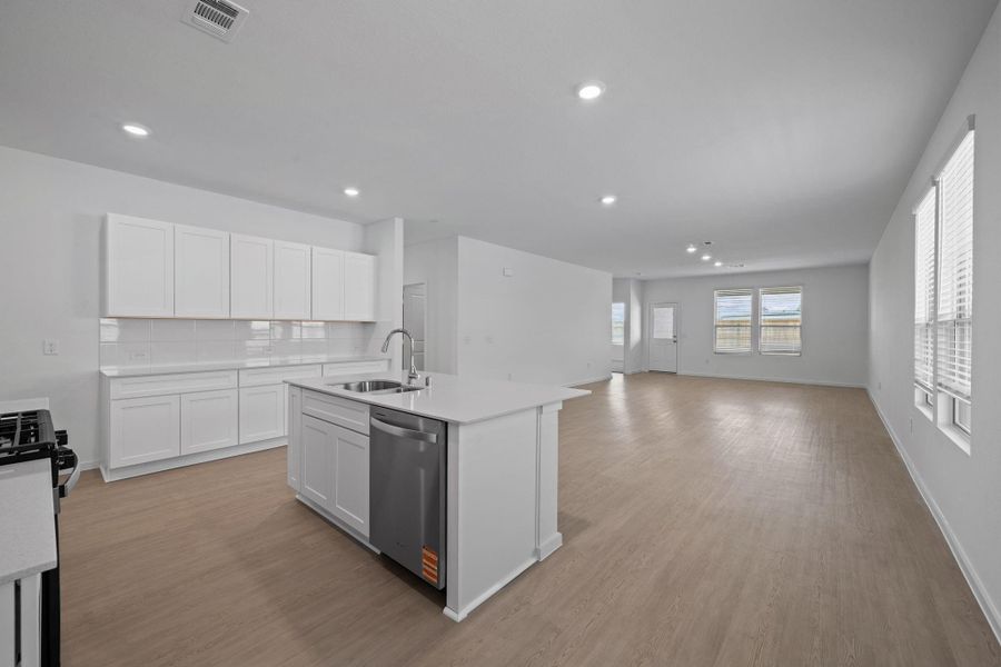 Furnished interior view inside a new home in Crosby Farms, Crosby (Image 5).