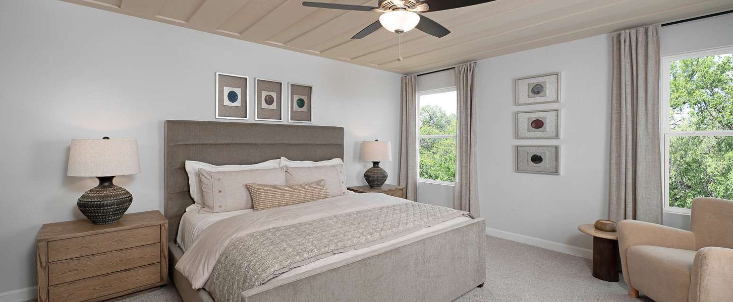Representative furnished interior of a home built from the Wyatt by Ashton Woods in Saddlebrook Ranch, Schertz (Image 10).