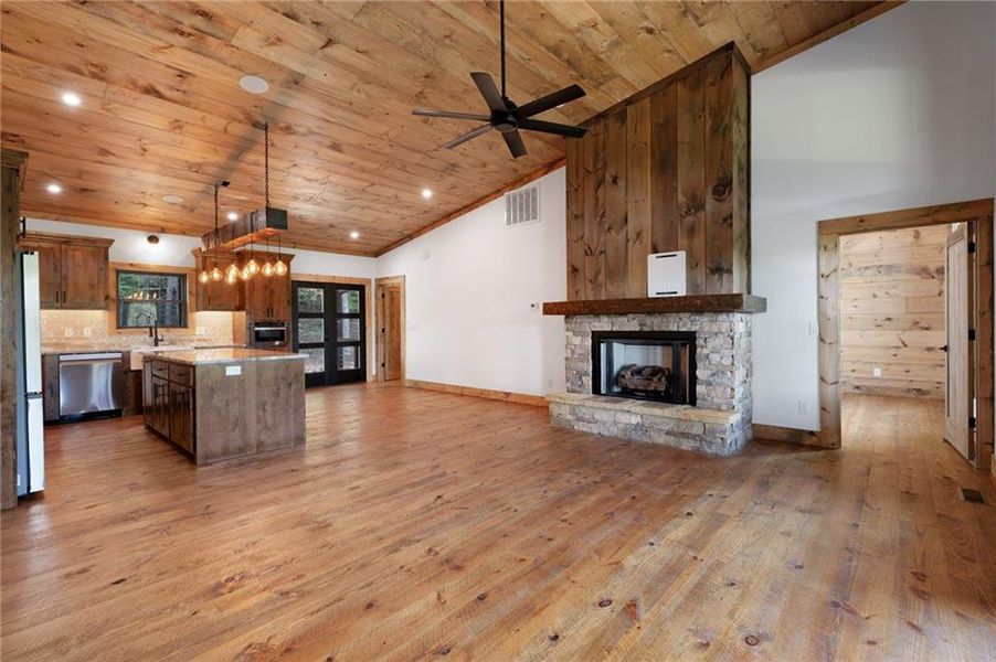 Furnished interior view inside a new home in , Morganton (Image 6).