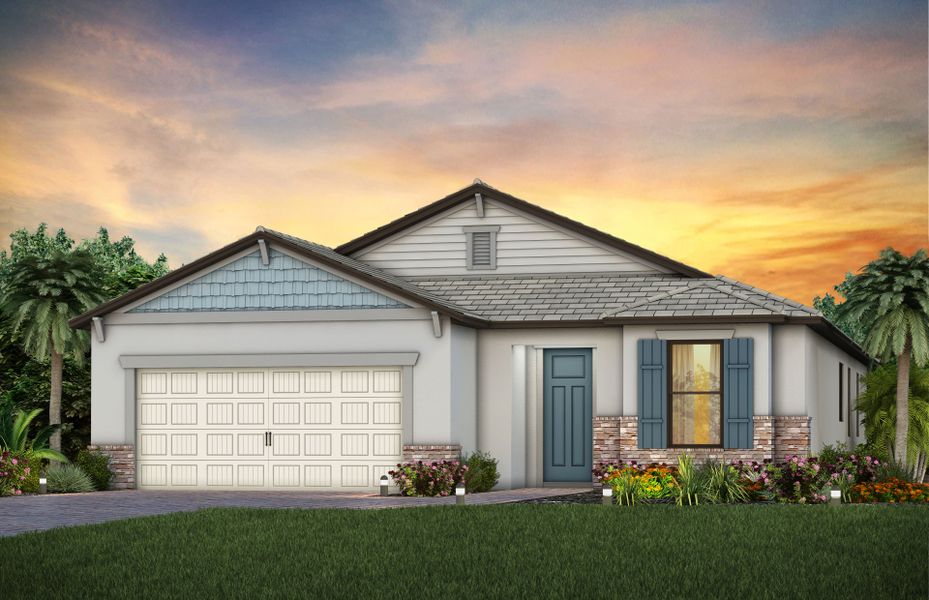 Exterior C2 with optional stone