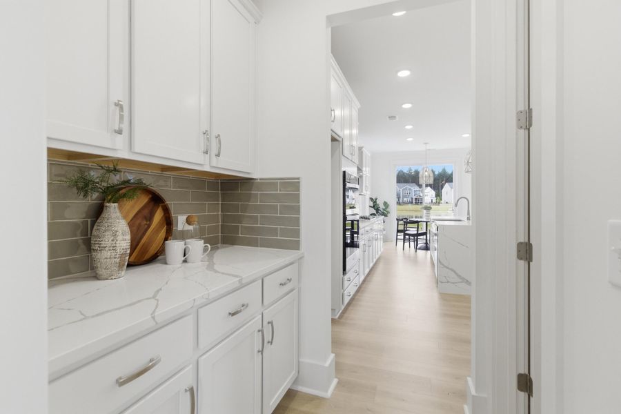 Furnished interior view inside a new home in Homecoming, Ravenel (Image 15).