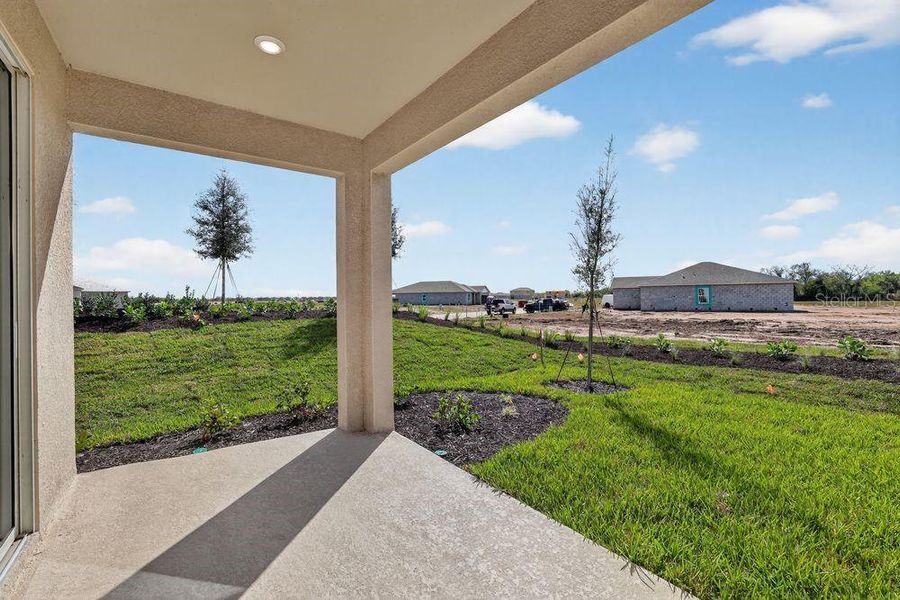 Exterior details and patio area of a home in Firethorn, Parrish (Image 4). Exterior details and patio area of a home in Firethorn, Parrish (Image 4).