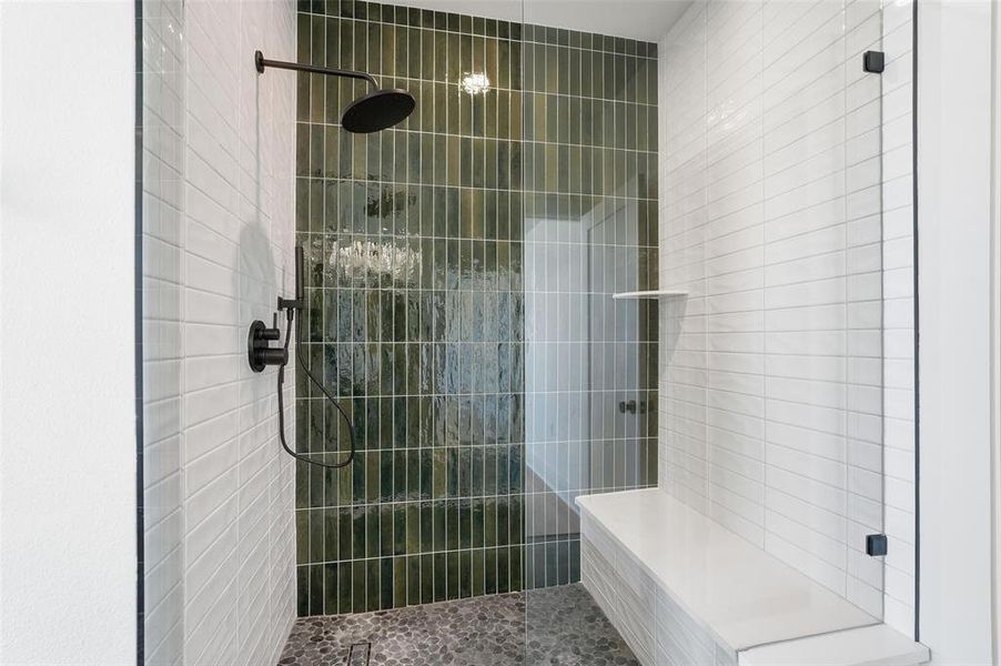 Close-up of interior finishes inside a home in , Dallas (Image 16).