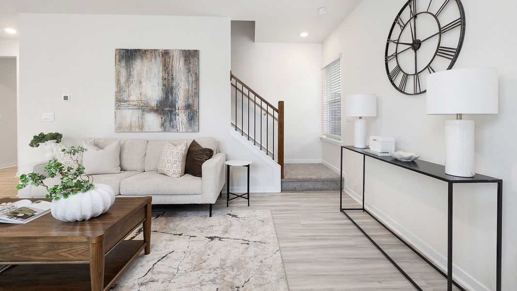 Furnished interior view inside a new home in Rydele Heights, Asheville (Image 12).