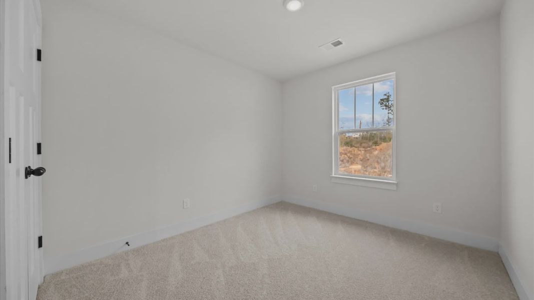 Representative unfurnished interior of a home built from the Beramont by DRB Homes in Pleasant Falls, Moore (Image 25).