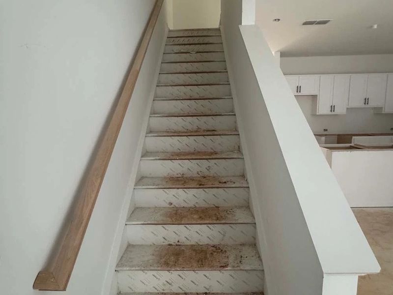 Stairs to Second Floor Construction Progress Stairs to Second Floor Construction Progress