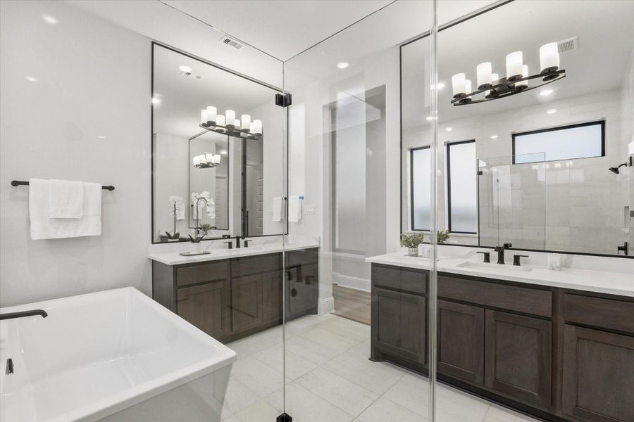 Furnished interior view inside a new home in , Fulshear (Image 13).