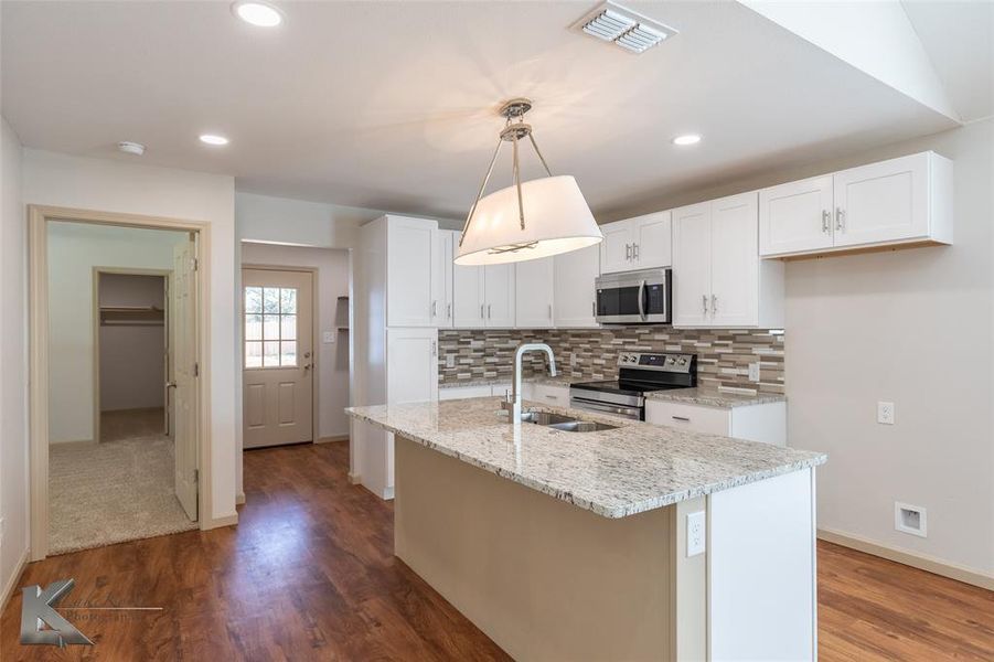 Furnished interior view inside a new home in , Abilene (Image 5). Furnished interior view inside a new home in , Abilene (Image 5).