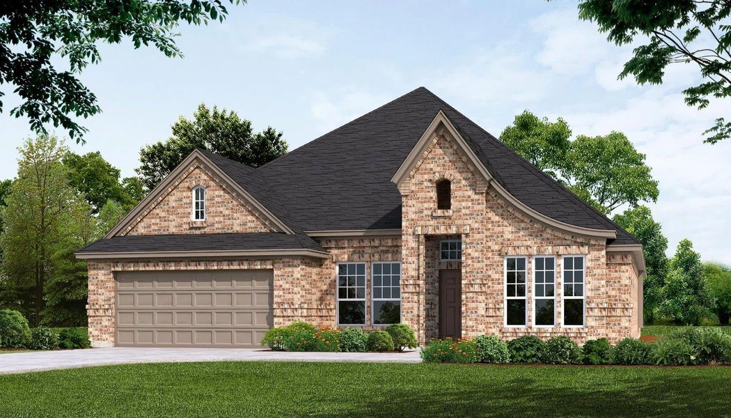 Elevation A | Concept 2533 at Abe's Landing in Granbury, TX by Landsea Homes