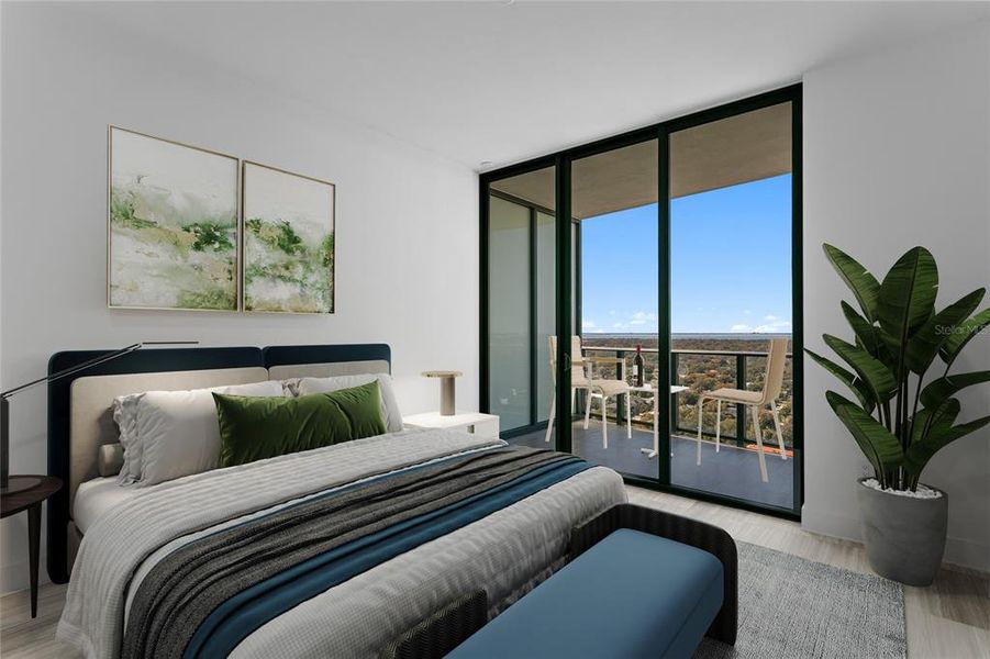 Furnished interior view inside a new home in , Tampa (Image 14).