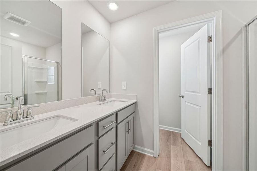 Furnished interior view inside a new home in , Conyers (Image 12).