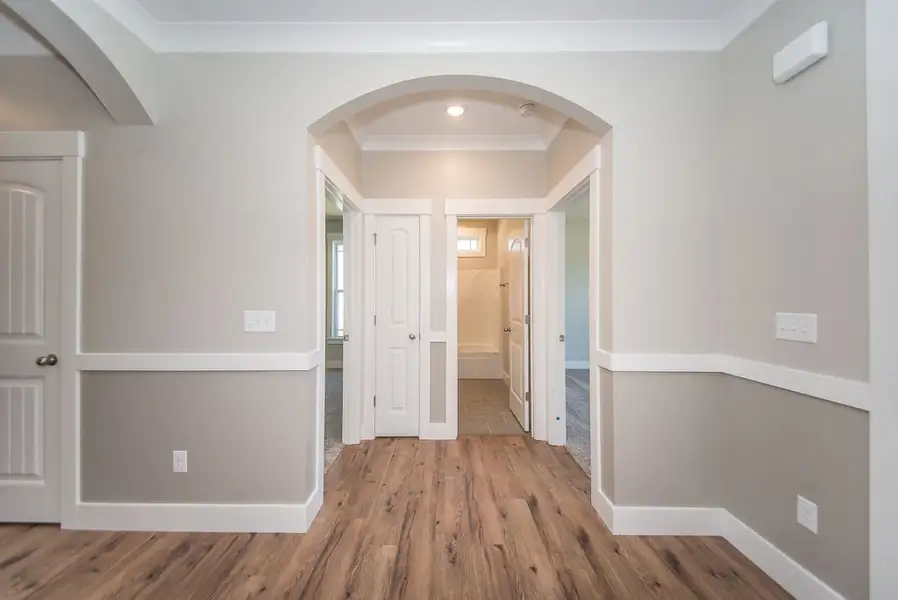 Representative unfurnished interior of a home built from the Beaumont Elite by Enchanted Homes in Smokey Hills, Campobello (Image 26).