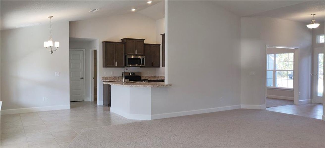 Furnished interior view inside a new home in Royal Highlands, Weeki Wachee (Image 8).