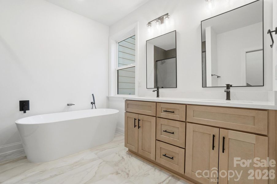 Furnished interior view inside a new home in , Crouse (Image 9).