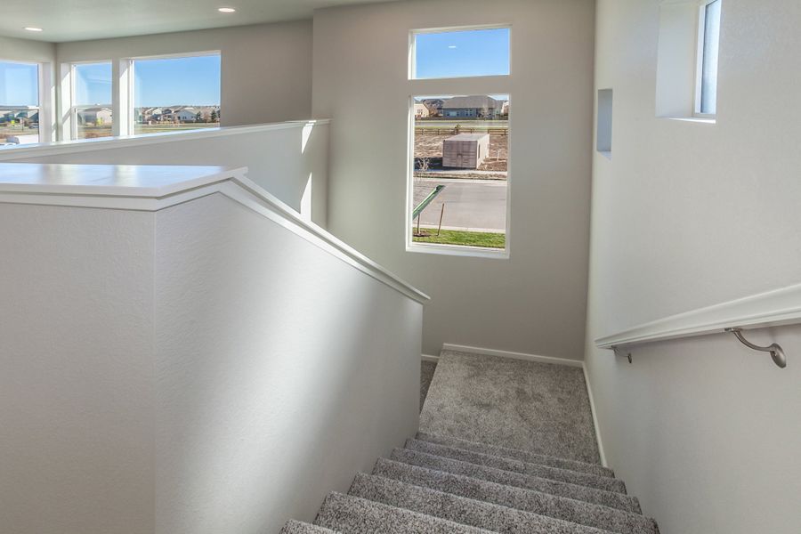 Spacious, unfurnished interior of a new home in Trailside, Timnath (Image 32).