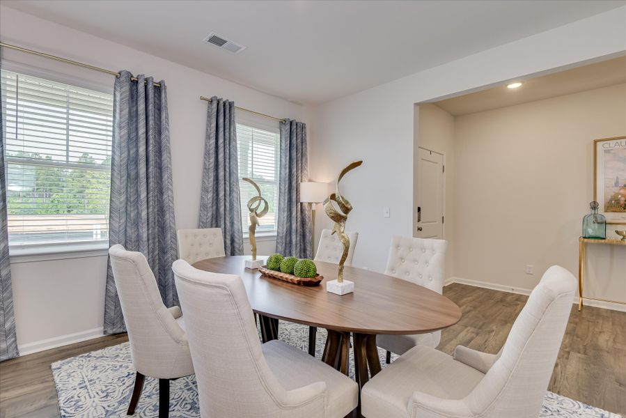 Furnished interior view inside a new home in Heritage Bay, Sumter (Image 28). Furnished interior view inside a new home in Heritage Bay, Sumter (Image 28).