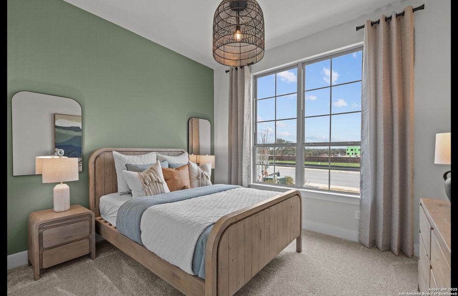 Furnished interior view inside a new home in Bison Ridge, San Antonio (Image 9).