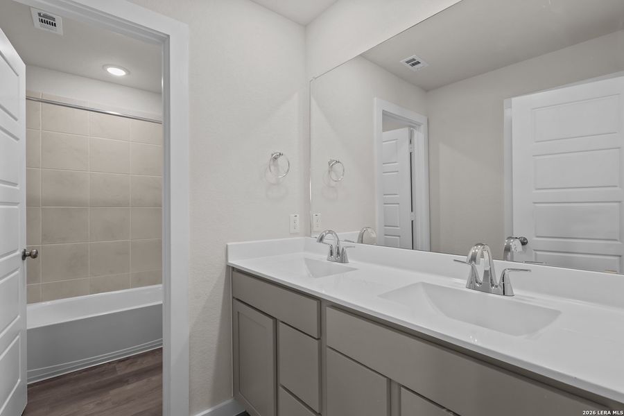 Furnished interior view inside a new home in Summerlin, San Antonio (Image 7).