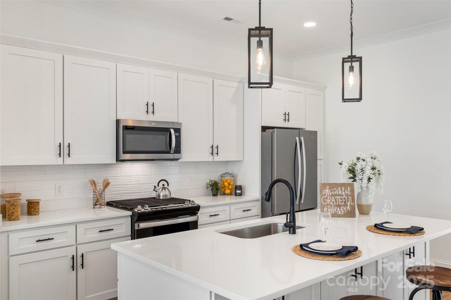Furnished interior view inside a new home in , Kannapolis (Image 12).