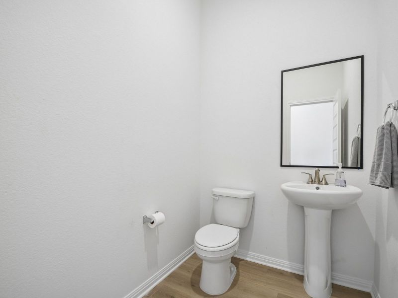 Furnished interior view inside a new home in Opal Meadows, Kyle (Image 7).