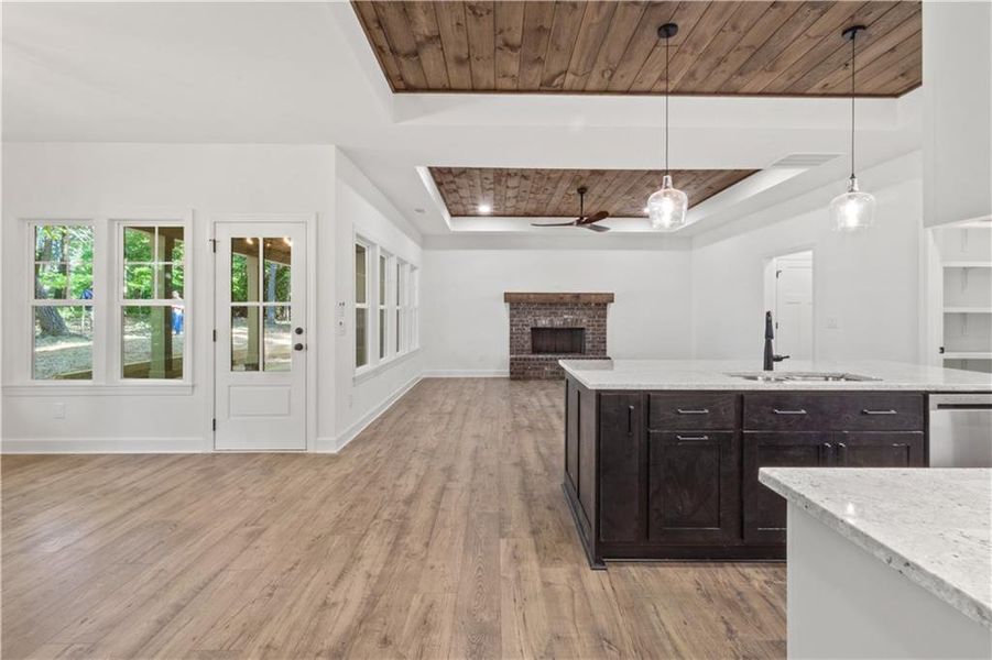 Furnished interior view inside a new home in , Dahlonega (Image 5).