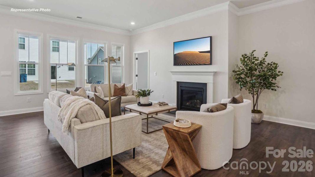 Furnished interior view inside a new home in Laurelbrook, Sherrills Ford (Image 11). Furnished interior view inside a new home in Laurelbrook, Sherrills Ford (Image 11).