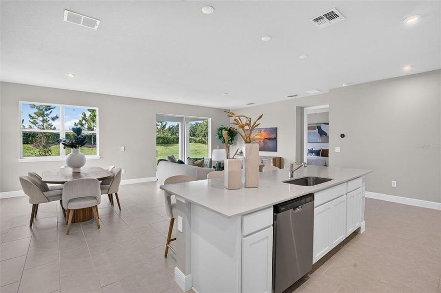 Furnished interior view inside a new home in Windwater, Parrish (Image 5).
