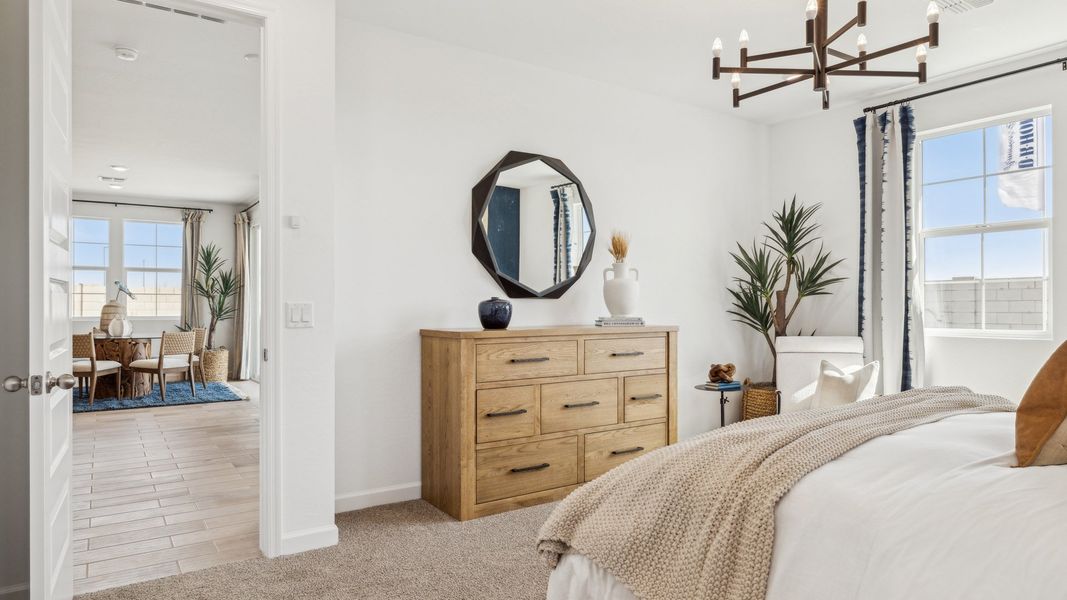 Representative furnished interior of a home built from the Yellowstone by D.R. Horton in Westpark, Buckeye (Image 18).