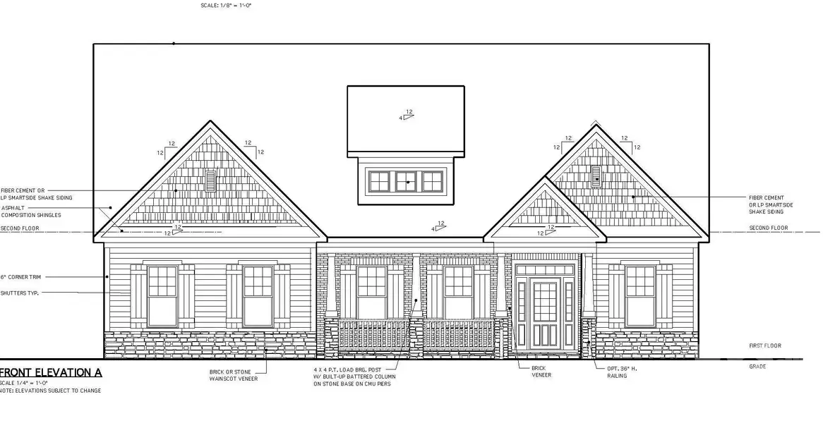 Exterior rendering of this home design in , Belmont, NC (Image 1). Exterior rendering of this home design in , Belmont, NC (Image 1).