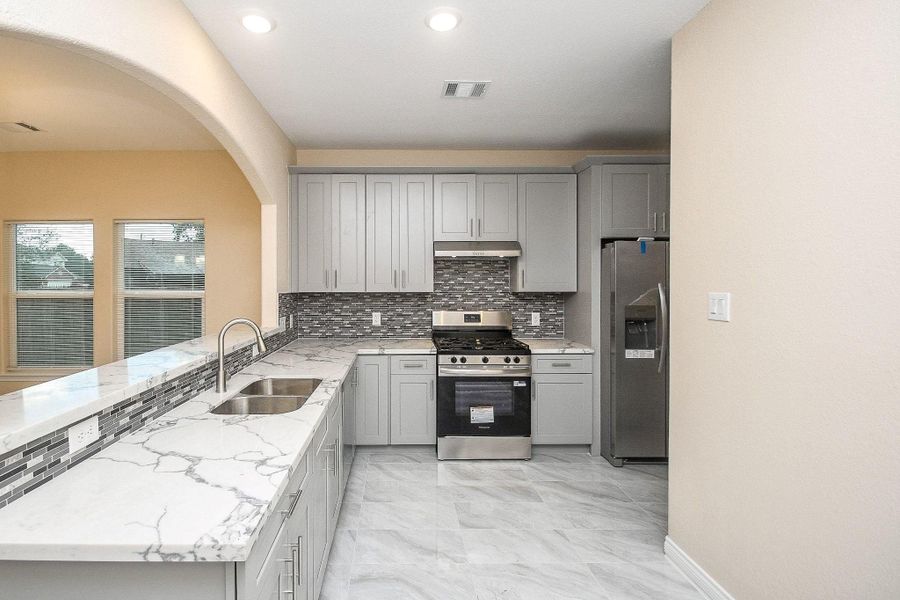 Furnished interior view inside a new home in , Houston (Image 6).