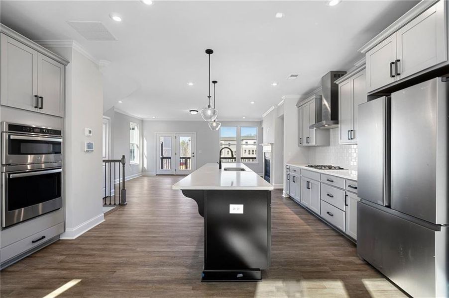 Furnished interior view inside a new home in Waverly at Buice Lake, Acworth (Image 12).