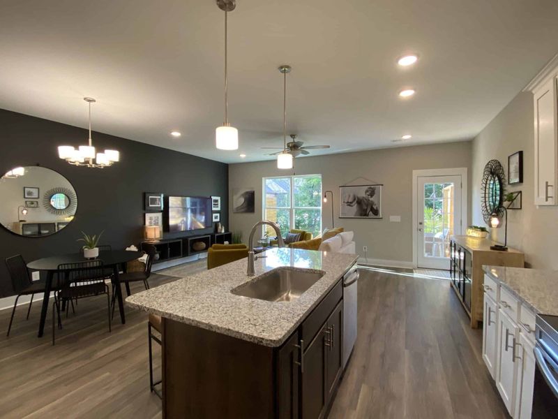 Furnished interior view inside a new home in The Grove at Kennesaw Farms, Gallatin (Image 8). Furnished interior view inside a new home in The Grove at Kennesaw Farms, Gallatin (Image 8).