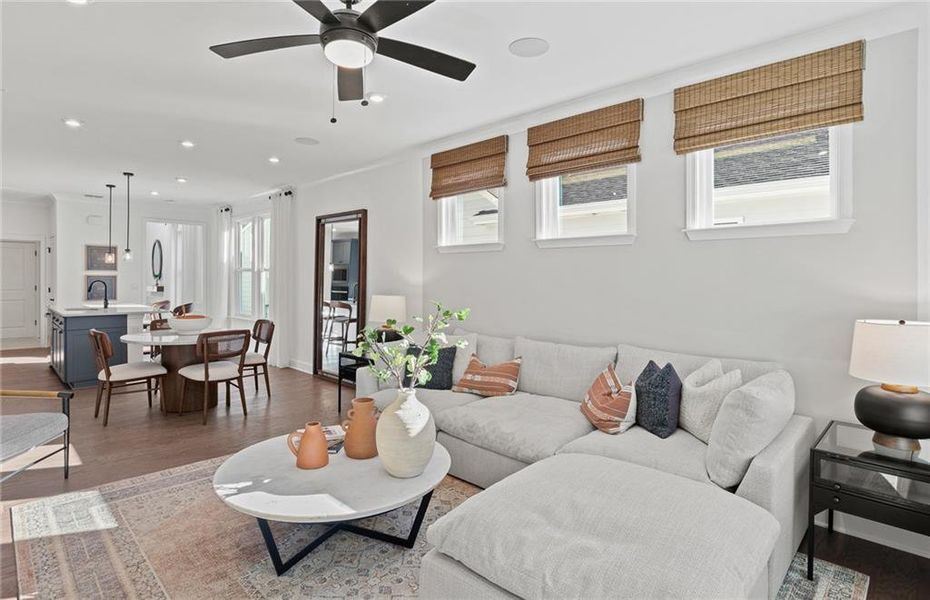 Furnished interior view inside a new home in Sun City Peachtree, Griffin (Image 11).