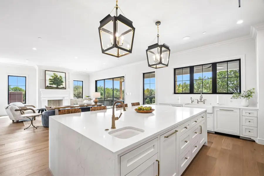 Furnished interior view inside a new home in The Overlook at Westlake, Austin (Image 9).