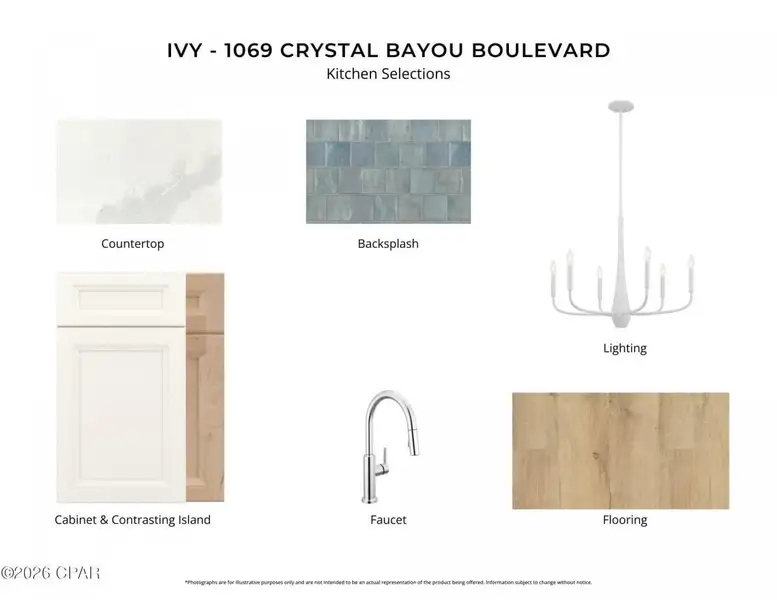 Sample of building materials used in homes in Breakfast Point East, Panama City Beach (Image 3).