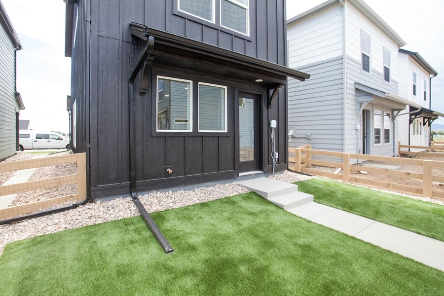 Exterior details and patio area of a home in Bloom, Fort Collins (Image 3).